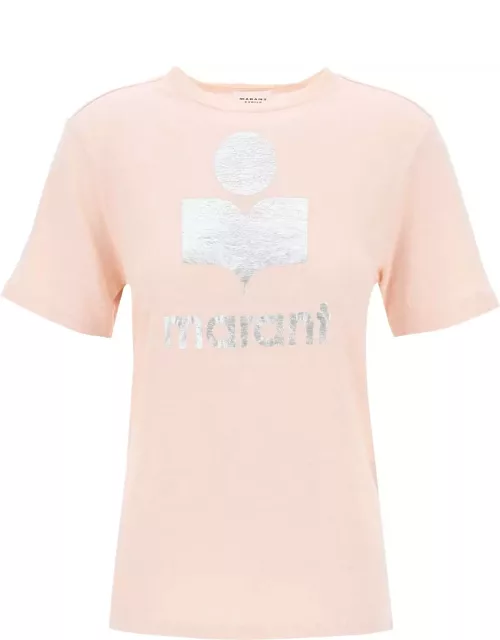 Marant Étoile Zewel T-shirt With Metallic Logo Print