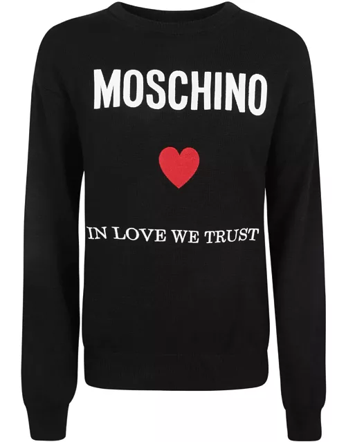 Moschino In Love We Trust Sweatshirt