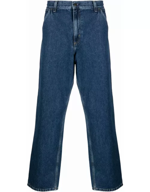 Carhartt Blue Cotton Denim Jean