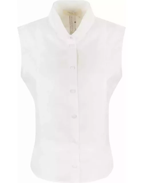 TwinSet Sleeveless Cotton Shirt