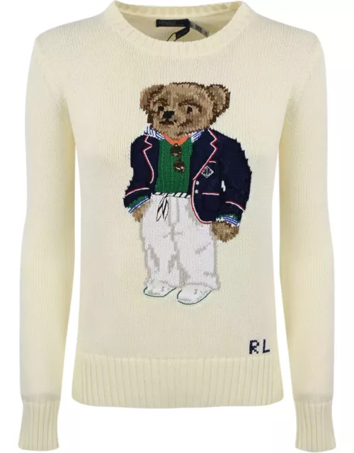 Polo Ralph Lauren Sweater With Polo Bear Embroidery