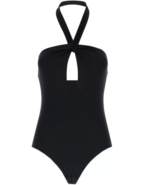 Federica Tosi Black One-piece Swimsuit In Polyamide Woman