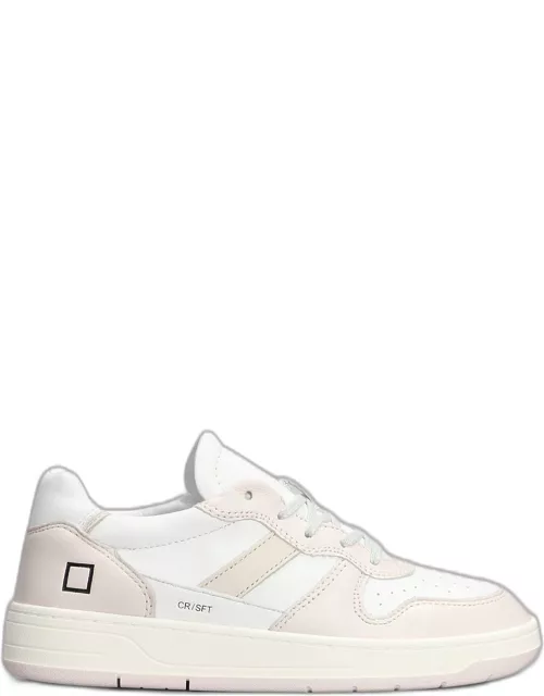 D.A.T.E. Court 2.0 Sneakers In White Leather