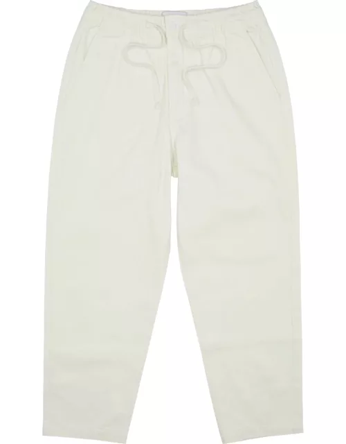 Wax London Kurt Cotton-twill Trousers - White - 28 (W28 / XS)