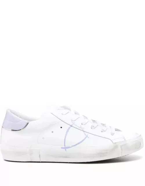 Philippe Model Prsx Low-top Sneakers In Leather White