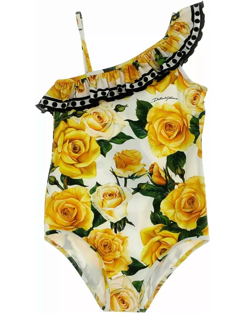 Dolce & Gabbana rose Gialle One-piece Swimsuit