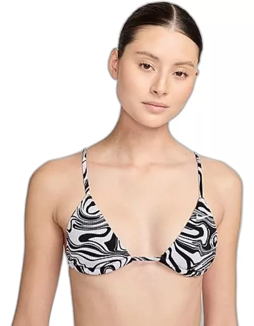 Women's Nike Swim Swirl String Bikini Top