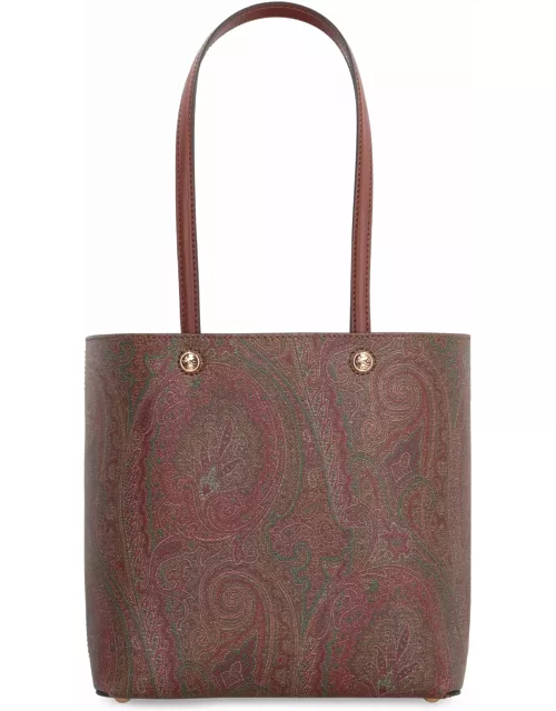 Medium Etro Essential Shopping Bag With Clutch