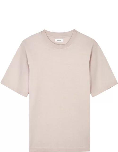 Haikure Kelly Slubbed Cotton T-shirt - Light Pink - XS (UK6 / XS)