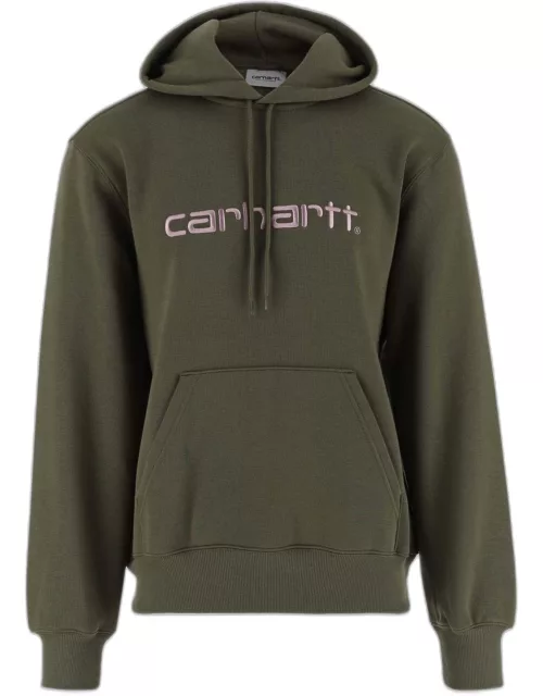 Carhartt Logo Cotton Blend Hoodie