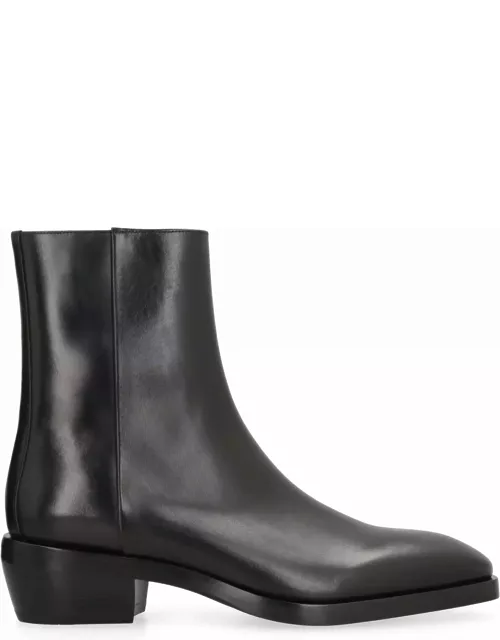 Ferragamo Leather Ankle Boot