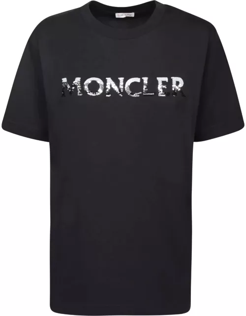 Moncler Sequin Logo T-shirt
