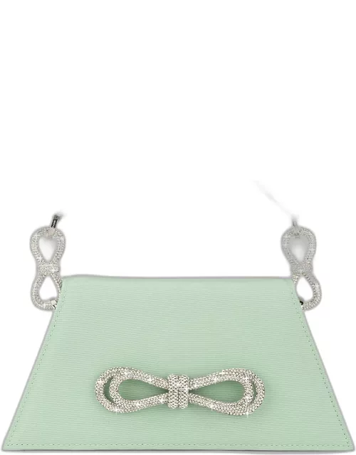 Samantha Medium Bow Embellished Top-Handle Bag