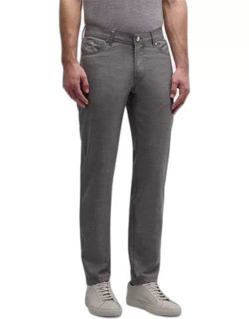 Men's 130s Worsted Wool 5-Pocket Pant