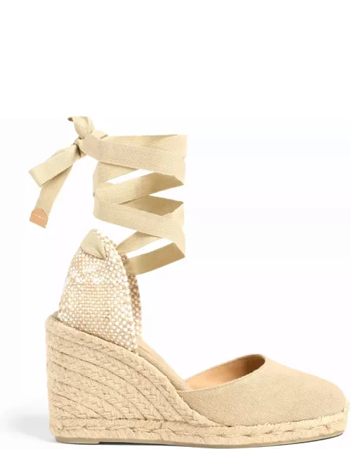 Castañer Espadrilles Carina With Wedge And Lace