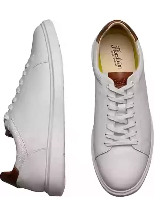 Florsheim Men's Social Lace Up Sneakers White