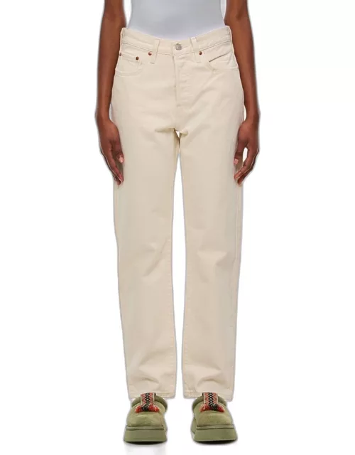 Levi Strauss & Co. 501 Crop Booper Denim Pants White