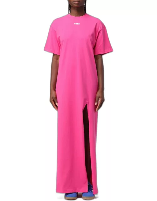 Dress MSGM Woman colour Fuchsia