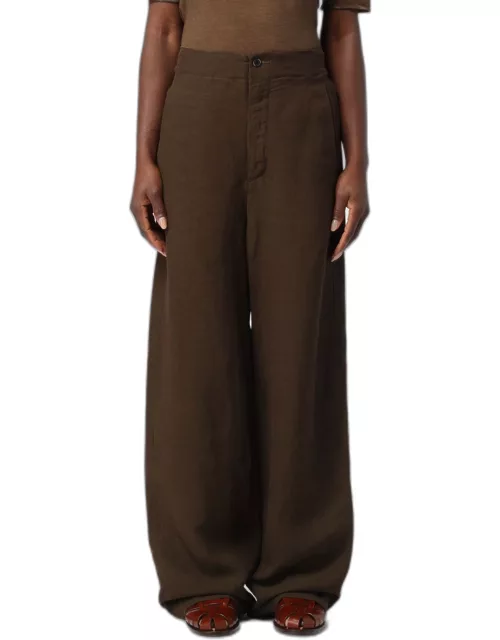Trousers UMA WANG Woman colour Brown