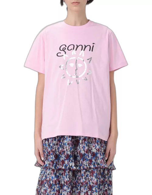 T-Shirt GANNI Woman colour Lilac