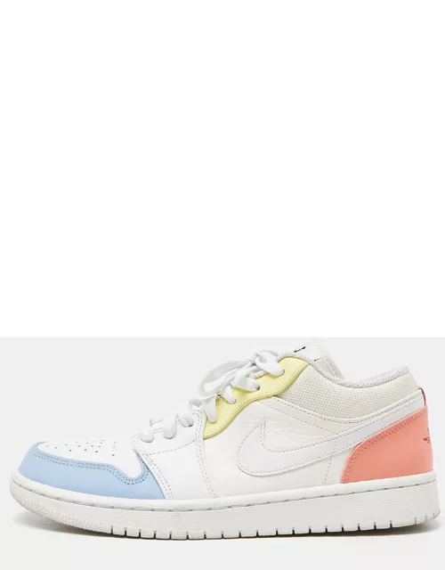 Air Jordans Multicolor Leather and Mesh Jordan 1 To My First Coach Sneaker
