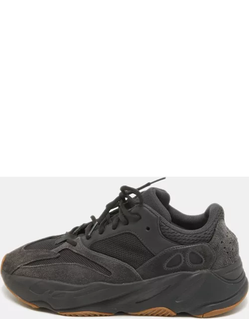 Yeezy x Adidas Black Suede and Mesh Boost 700 Utility Sneaker
