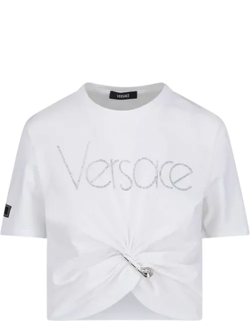 Versace '1978 Re-Edition' Crop T-Shirt