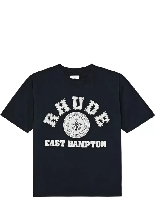 Rhude Hampton Catamaran Cotton T-shirt - Black