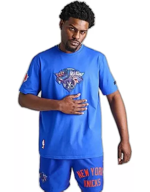 Men's Pro Standard New York Knicks NBA Embroidered Graphic T-Shirt