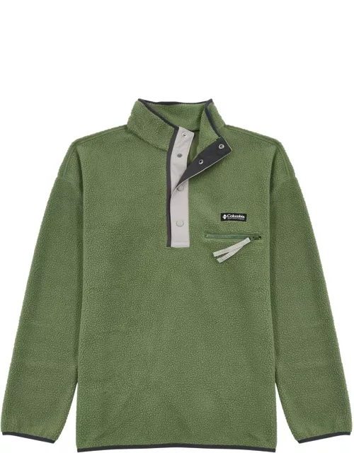 Columbia Helvetie Logo Fleece Sweatshirt - Green