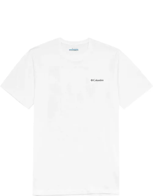 Columbia Rockaway River Logo-print Cotton T-shirt - White