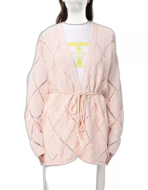 Cardigan TWINSET Woman color Pink