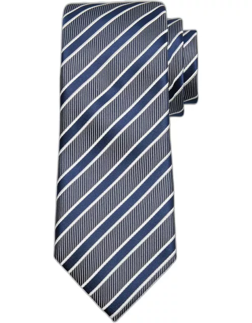 Men's Framed Stripe Jacquard Tie