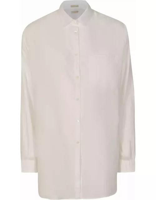 Massimo Alba Patched Pocket Plain Shirt