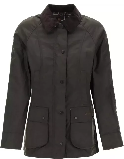 Barbour Brown Waxed Cotton Beadnell Jacket