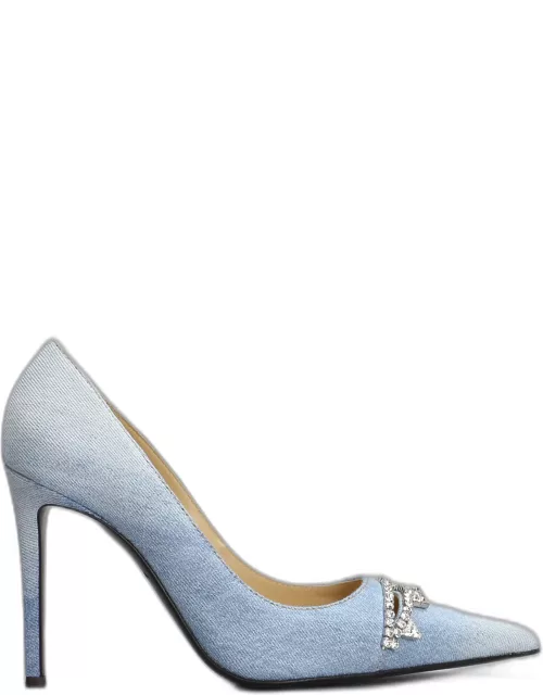 AREA Pumps In Blue Deni