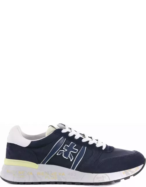Premiata Sneakers In Suede And Nylon