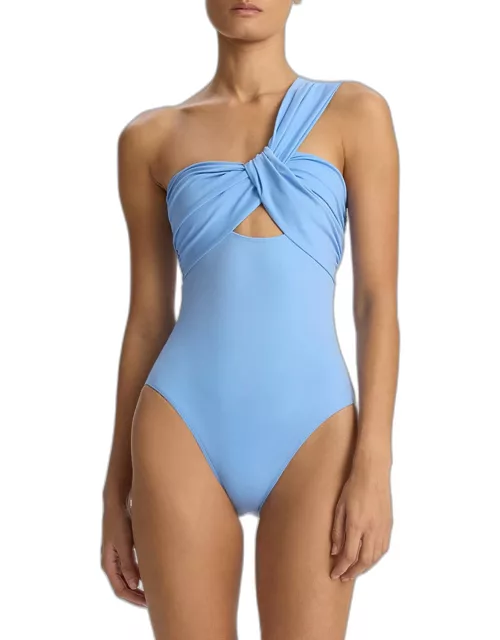 Athena Twist One-Shoulder One-Piece Swimsuit