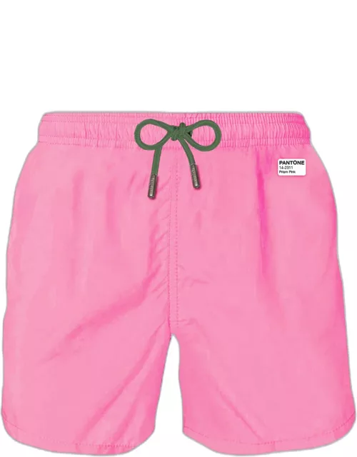 MC2 Saint Barth Man Pink Swim Shorts Pantone Special Edition