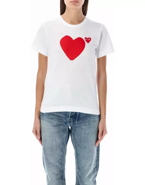 Comme des Garçons Play Big Red Heart T-shirt