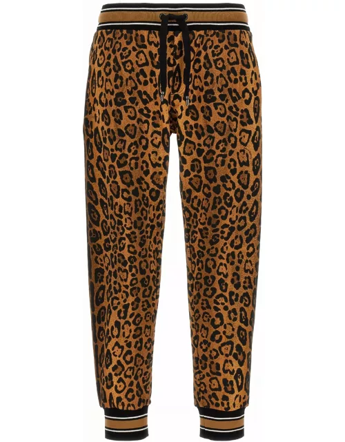 Dolce & Gabbana Animal Print Trouser