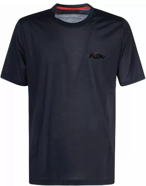 Kiton Chest Logo Regular T-shirt