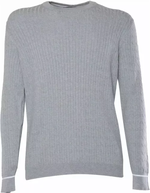 Peserico Gray Tricot Sweater