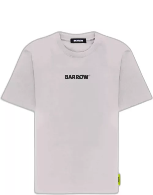 Barrow Jersey T-shirt Unisex Off white cotton t-shirt with front logo and back smile print