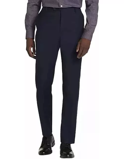 Awearness Kenneth Cole Modern Fit Check Men's Suit Separates Pants Navy Check