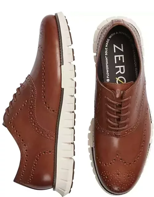 Cole Haan Men's Zerogrand Remastered Wingtip Oxford Dress Sneakers British Tan