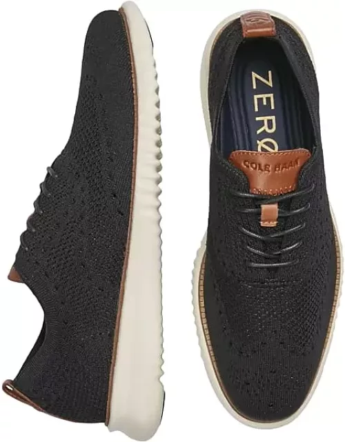 Cole Haan Men's 2.ZeroGrand Stitchlite Wingtip Oxford Dress Sneakers Black