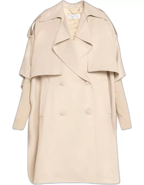 Cannone Double-Breasted Trench Coat