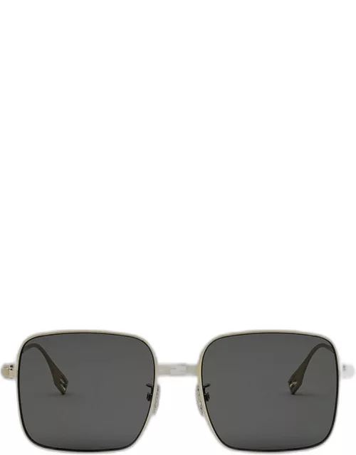 Baguette Metal Round Sunglasse