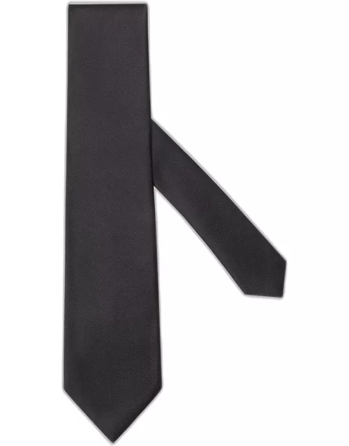 Men's Solid Silk Evening Tie, 8c